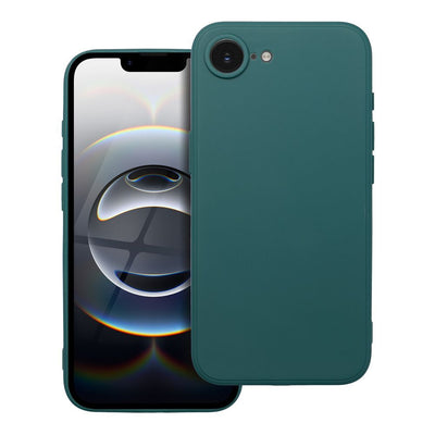 Husa Matt pentru iPhone 16e (SE 4 2025) / 17e Verde inchis
