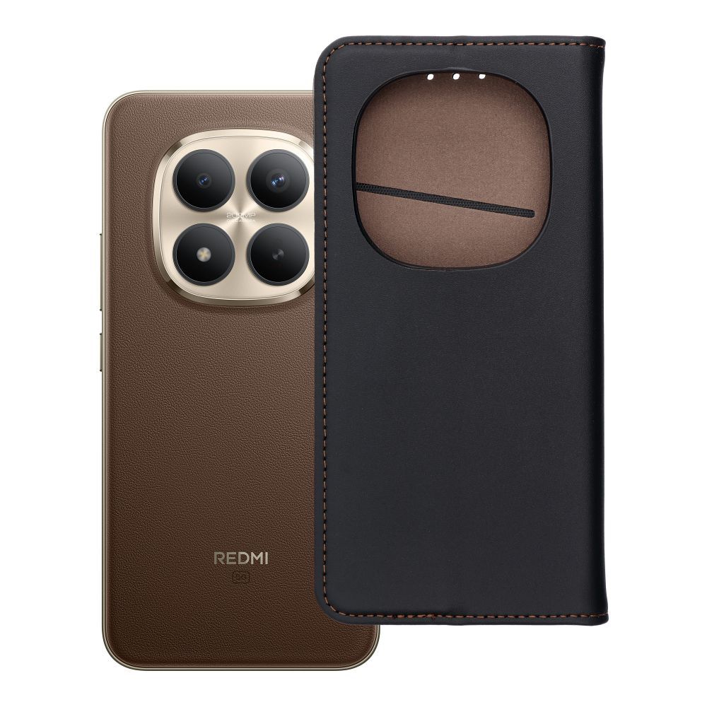 Husa Smart Pro Flip pentru Xiaomi Redmi Note 15 PRO Plus 5G Book piele Negru