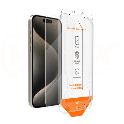 Folie Vmax sticla Easy Install 2,5D Normal Glass pentru iPhone 12 / iPhone 12 Pro 6,1" Easy Install Kit