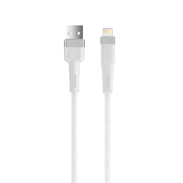 Setty USB - Lightning cablu 1,2 m 2A KNA-L-1.220 Alb