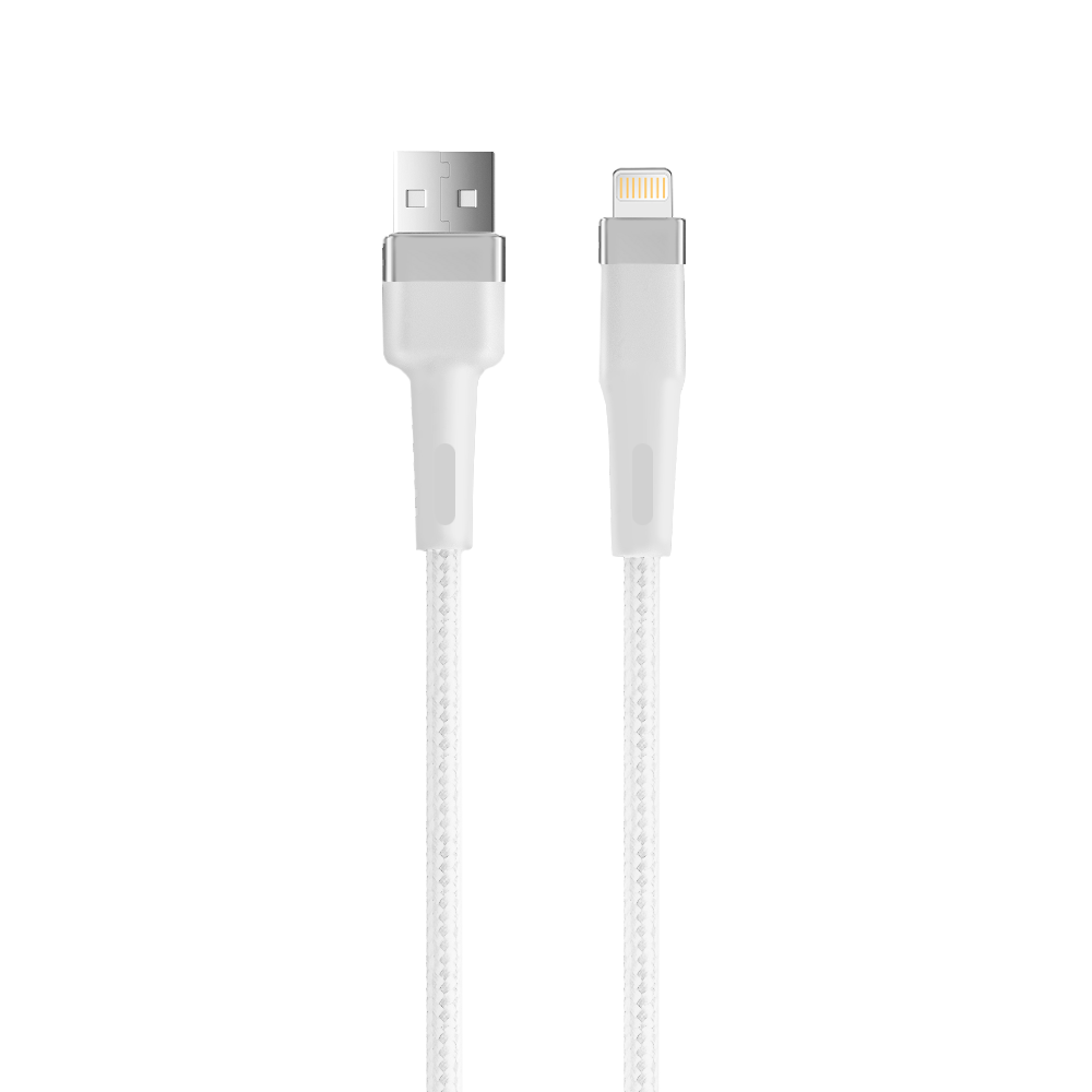 Setty USB - Lightning cablu 1,2 m 2A KNA-L-1.220 Alb