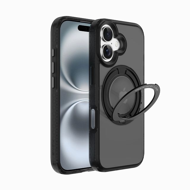 Suport auto X-one Dropguard 2S (Stand Edition) Compatible cu Magsafe pentru iPhone 17 Negru Frost mat