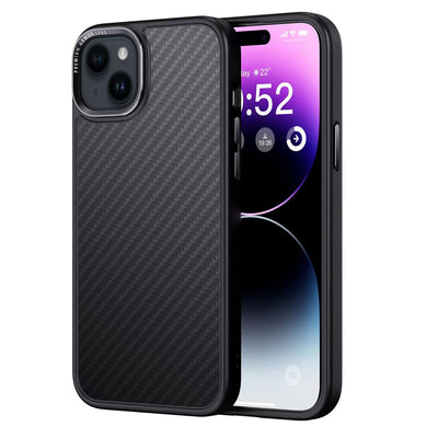 Husa Comma Kevlar Mag pentru iPhone 15 Plus Negru