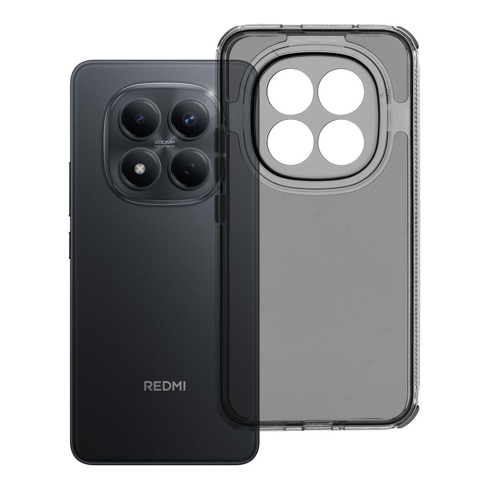 Husa Matrix Transparent pentru Xiaomi Redmi Note 15 PRO Plus 5G Negru