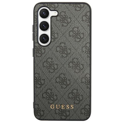 Husa Guess pentru Samsung Galaxy S24 Ultra S928 Guhcs24lg4gfgr Negru Hardcase 4G Metal Auriu Logo