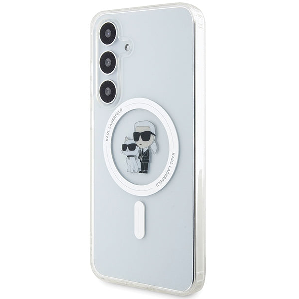 Husă pentru Samsung Galaxy S24 Karl Lagerfeld KLHMS24SHGKCNOT transparent HC MAGSAFE IML KC – Transparent