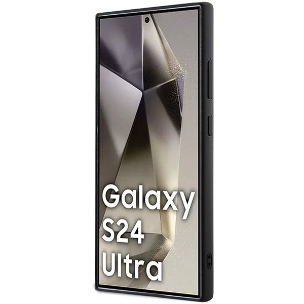 Husă pentru Samsung Galaxy S24 Ultra Karl Lagerfeld KLHCS24L3DRKCNK black HC 3D RUBBER KC NFT – Negru