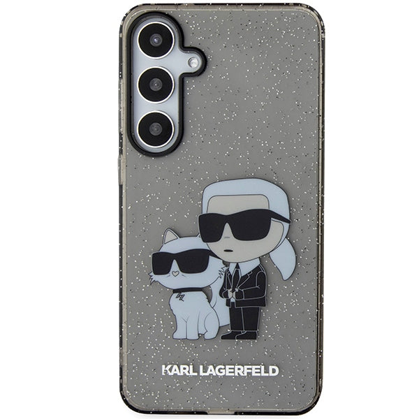 Karl Lagerfeld case for Samsung Galaxy S24 Plus KLHCS24MHNKCTGK black HC IML GLIT NFT K&C