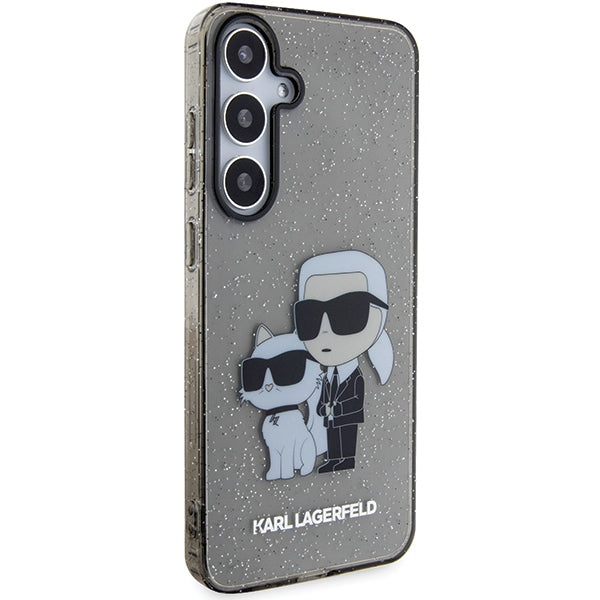Karl Lagerfeld case for Samsung Galaxy S24 Plus KLHCS24MHNKCTGK black HC IML GLIT NFT K&C