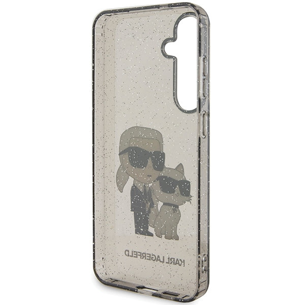 Karl Lagerfeld case for Samsung Galaxy S24 Plus KLHCS24MHNKCTGK black HC IML GLIT NFT K&C