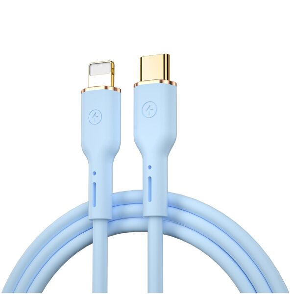 WIWU cablu YQ01 USB-C - Lightning 30W 1,2m Albastru