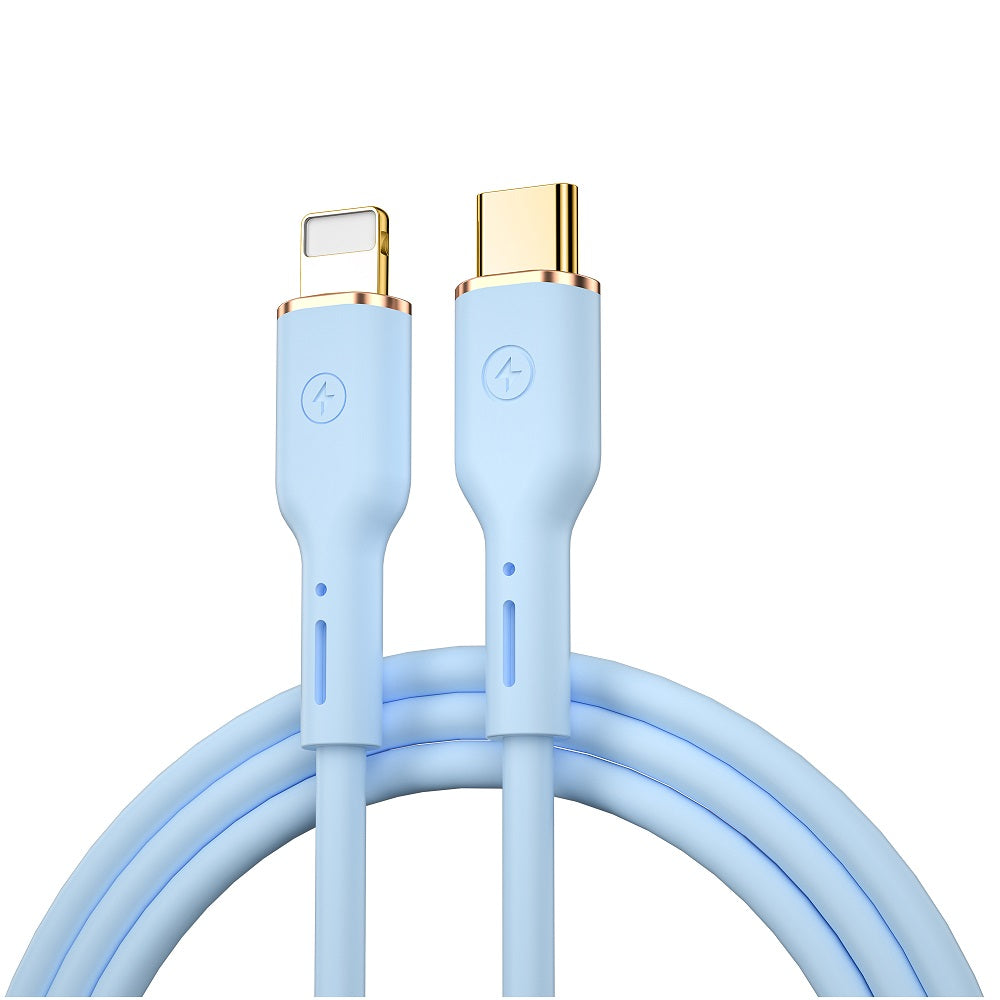 WIWU cablu YQ01 USB-C - Lightning 30W 1,2m Albastru