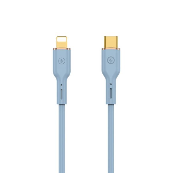 WIWU cablu YQ01 USB-C - Lightning 30W 1,2m Albastru