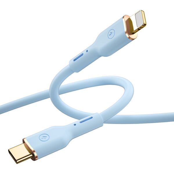 WIWU cablu YQ01 USB-C - Lightning 30W 1,2m Albastru
