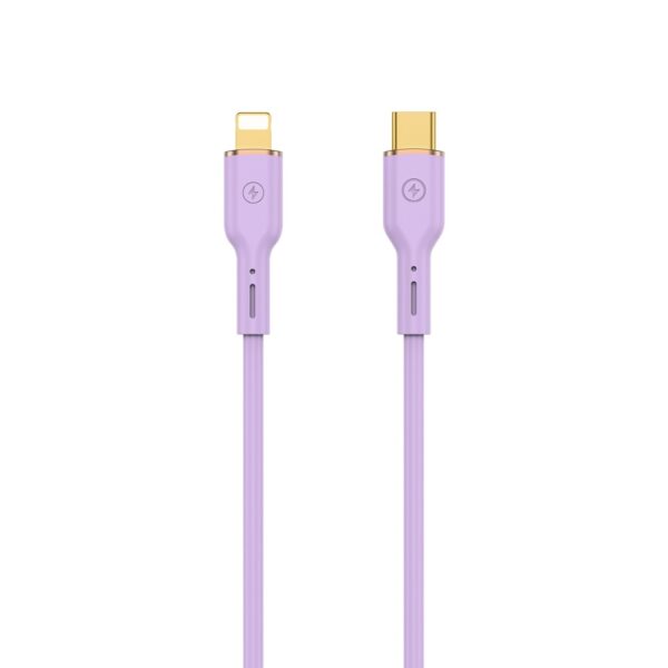 WIWU cablu YQ01 USB-C - Lightning 30W 1,2m Mov