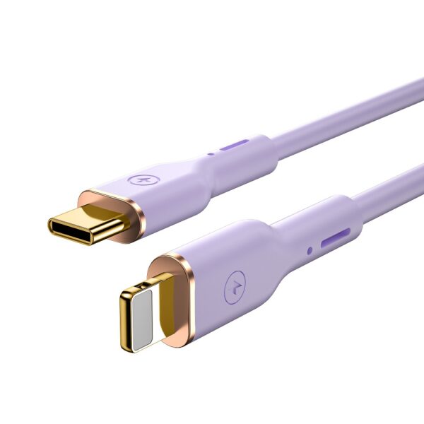 WIWU cablu YQ01 USB-C - Lightning 30W 1,2m Mov