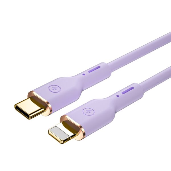 WIWU cablu YQ01 USB-C - Lightning 30W 1,2m Mov