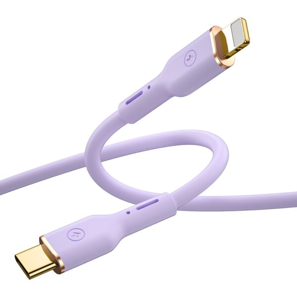 WIWU cablu YQ01 USB-C - Lightning 30W 1,2m Mov