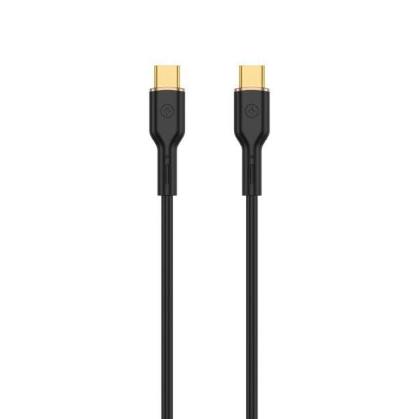 WIWU cablu YQ02 USB-C - USB-C 100W 1,2m Negru