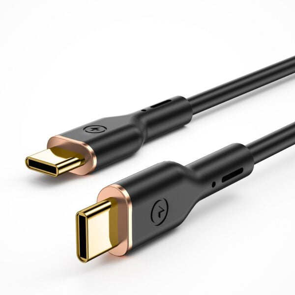 WIWU cablu YQ02 USB-C - USB-C 100W 1,2m Negru