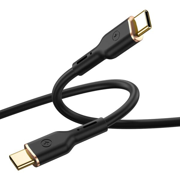 WIWU cablu YQ02 USB-C - USB-C 100W 1,2m Negru