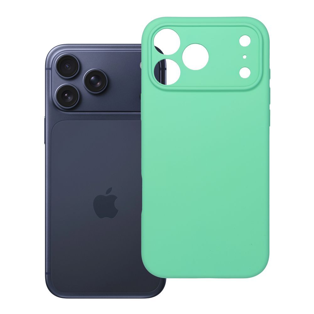 Husa pentru iPhone 17 Pro Max / 18 Pro Max (Low Camera Edge) Silicone 2mm Protection) Compatible cu Magsafe Mint