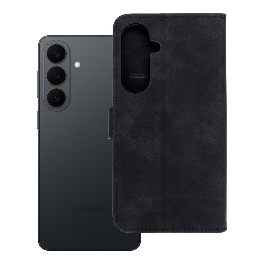 Husa Tender Book Flip pentru Samsung S26 Plus Negru