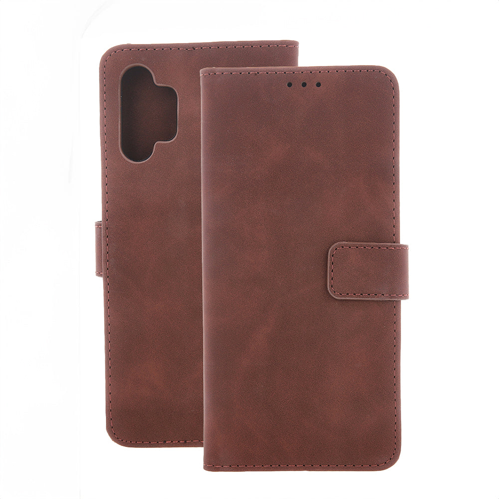 Husa Smart Velvet pentru Samsung Galaxy A16 4G / A16 5G Maro