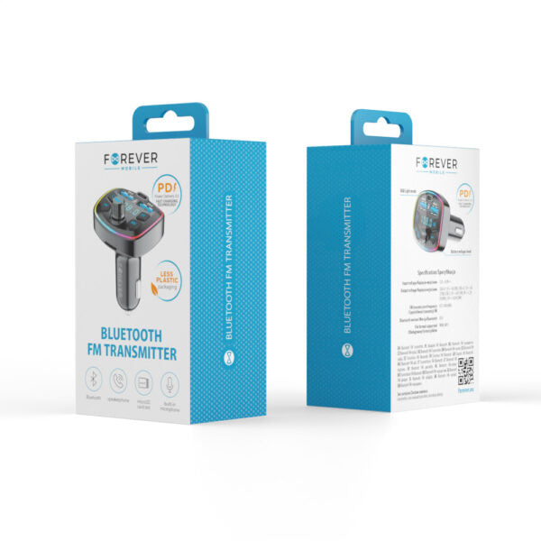 Transmițător FM Forever BT TR‑360 negru