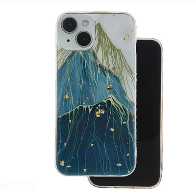 Husa Auriu Glam pentru iPhone 11 Mountain