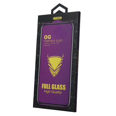 Folie sticla OG Premium pentru iPhone SE 2020 / 7 / 8 Negru Frame