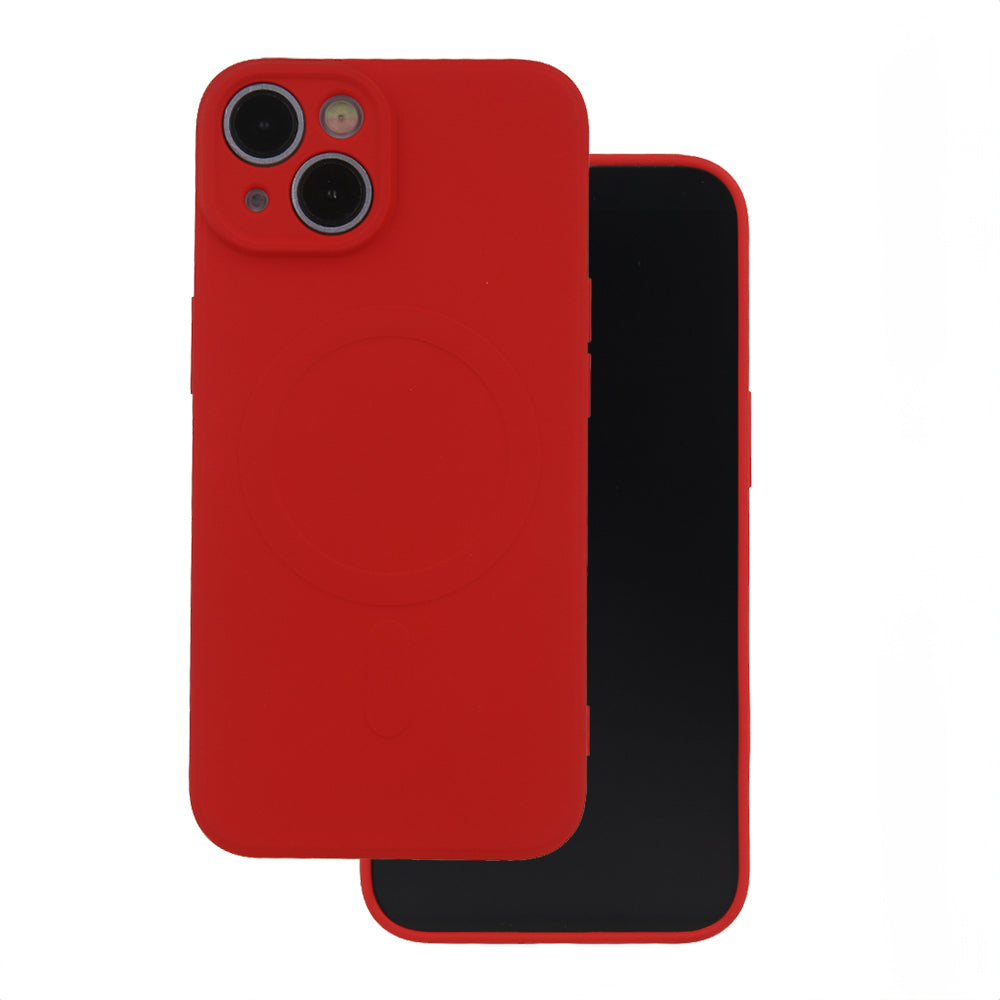 Husa Simple Color Mag pentru Samsung Galaxy S26 Rosu