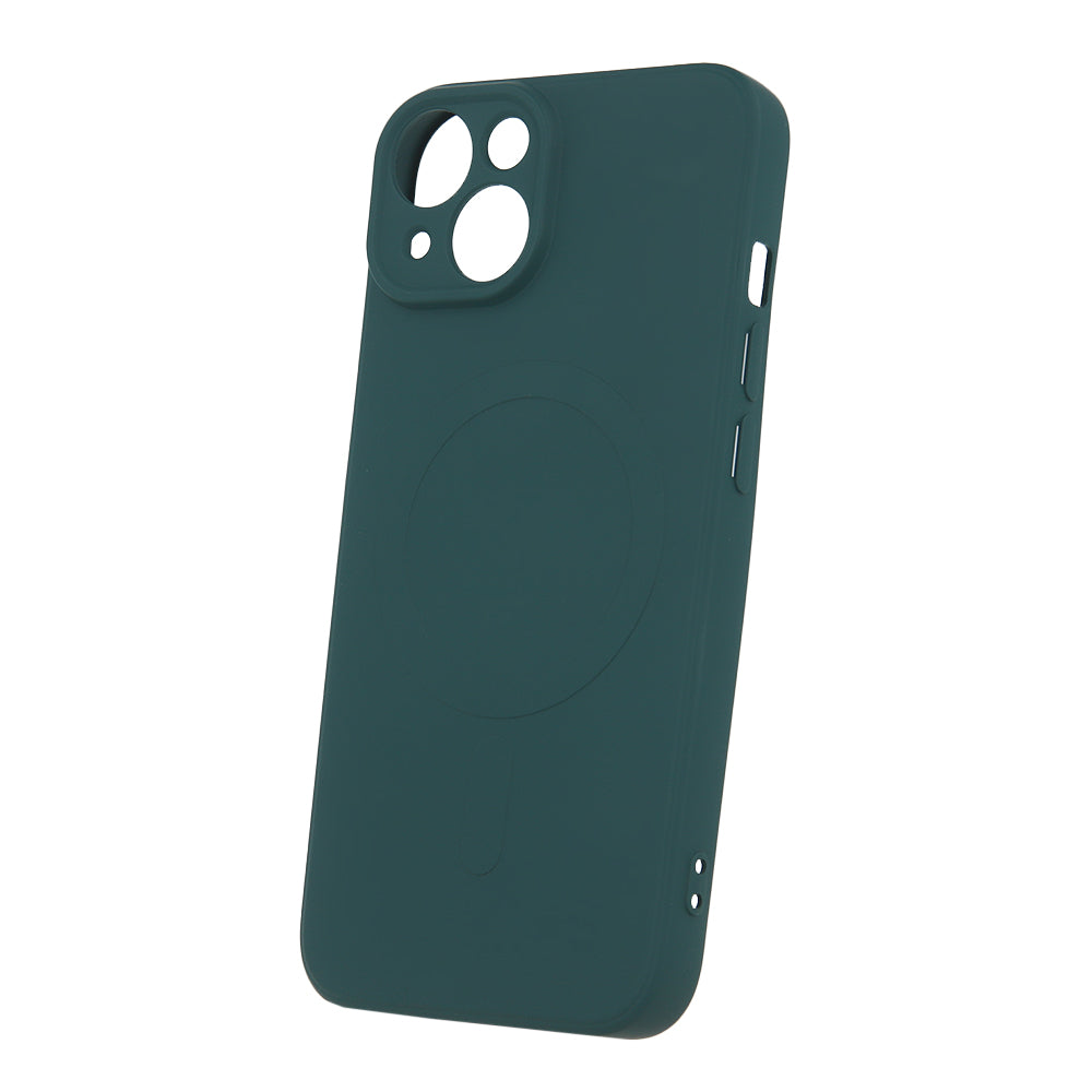 Husa Simple Color Mag pentru Samsung Galaxy S26 FE Verde inchis