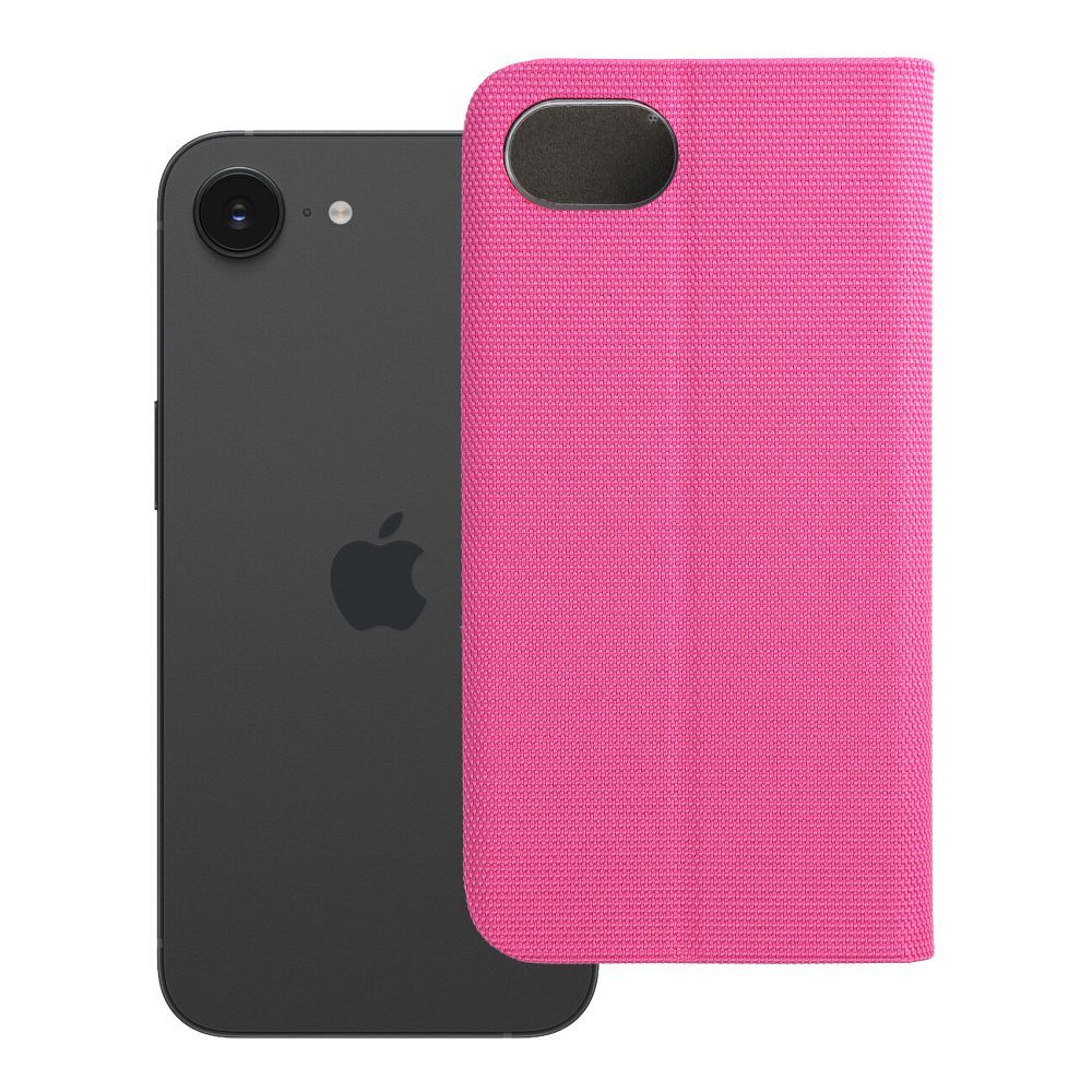 Husa Sensitive Book Flip pentru iPhone 16e (SE 4 2025) Roz