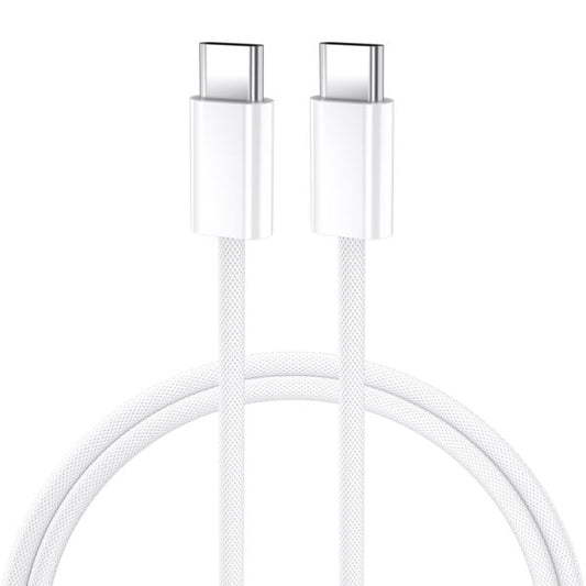 BWOO cablu USB-C - USB-C 1m 60W for iPhone 15 BO-X284 Alb