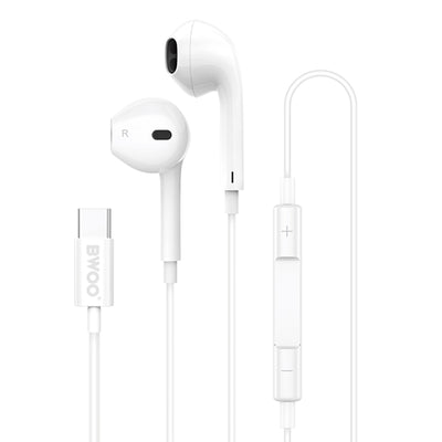 Casti BWOO Wired Hf175 Usb-c Digital Interface Alb