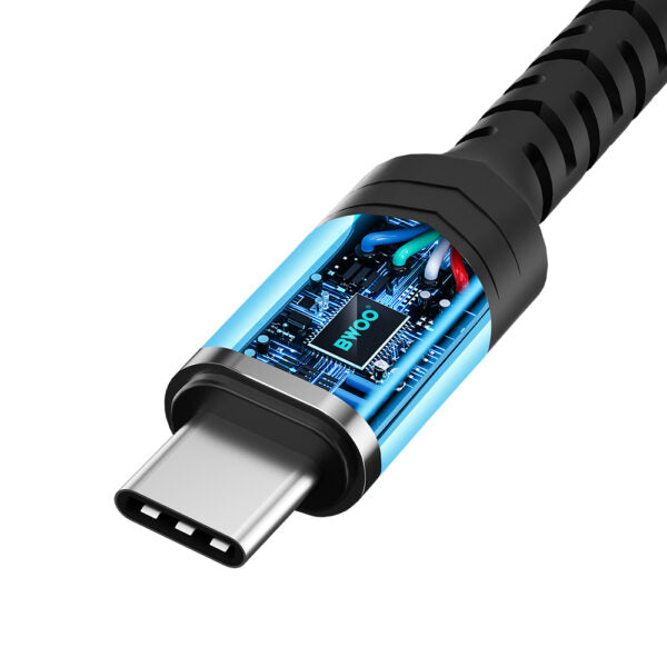 BWOO Adapter AUX 3.5mm - USB-C Negru BZ47