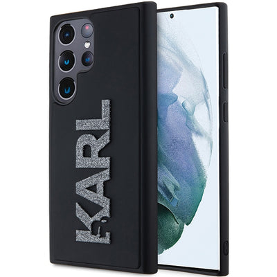 Husa Karl Lagerfeld pentru Samsung Galaxy S24 Ultra Klhcs24l3dmbkck Negru HC 3D Logo Glitter