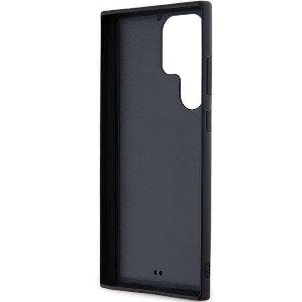 Husă pentru Samsung Galaxy S24 Ultra Karl Lagerfeld KLHCS24L3DMBKCK black HC 3D logo glitter – Negru