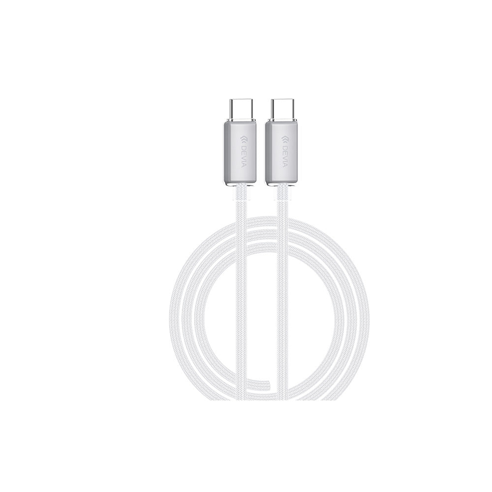Cablu Devia Extreme Ec688 PD Usb-c - Usb-c 1,5 M 60W 3A Alb