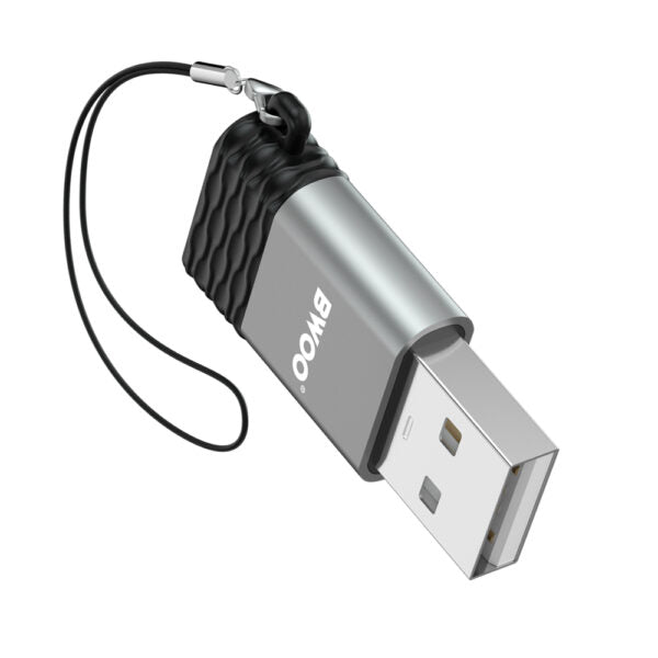 BWOO Adapter USB-C - USB Gri OTG BZ-38