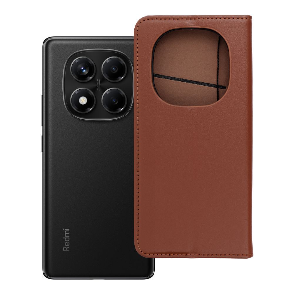 Husa Smart Pro Flip pentru Xiaomi Redmi Note 14 PRO 4G Book piele Maro