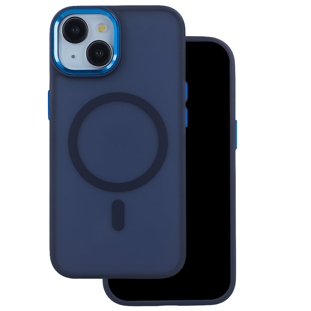 Husa Frozen Mag pentru iPhone 16 6,1" Bleumarin