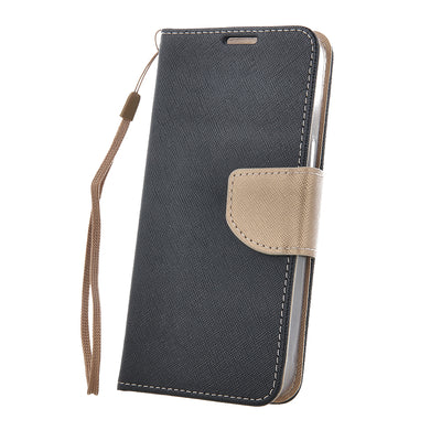 Husa Smart Fancy pentru Xiaomi 13 Lite 5G Negru-Auriu