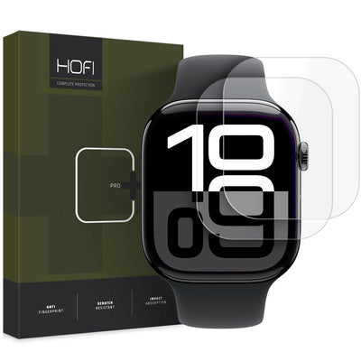 Curea Folie hydrogel Hofi Hydroflex Pro+ 2-pack Apple Watch 10 / 11 (46 Mm) Transparent