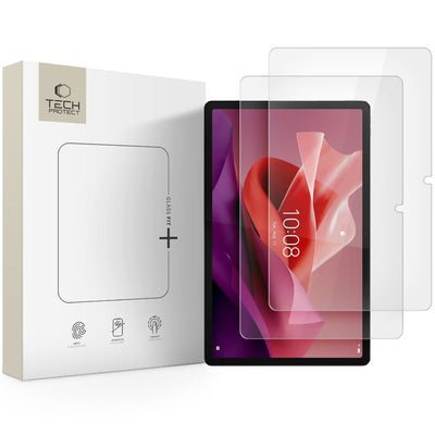 Folie sticla Tech-protect Fit+ 2-pack Lenovo Tab P12 / Idea Tab Pro / Yoga Tab Plus 12.7 Tb-370 / Tb-373 / Tb-520 Transp