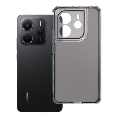Husa Matrix Transparent pentru Xiaomi Redmi Note 14 4G (Global - 164,84mm X 78,15mm X 8,16mm) Negru