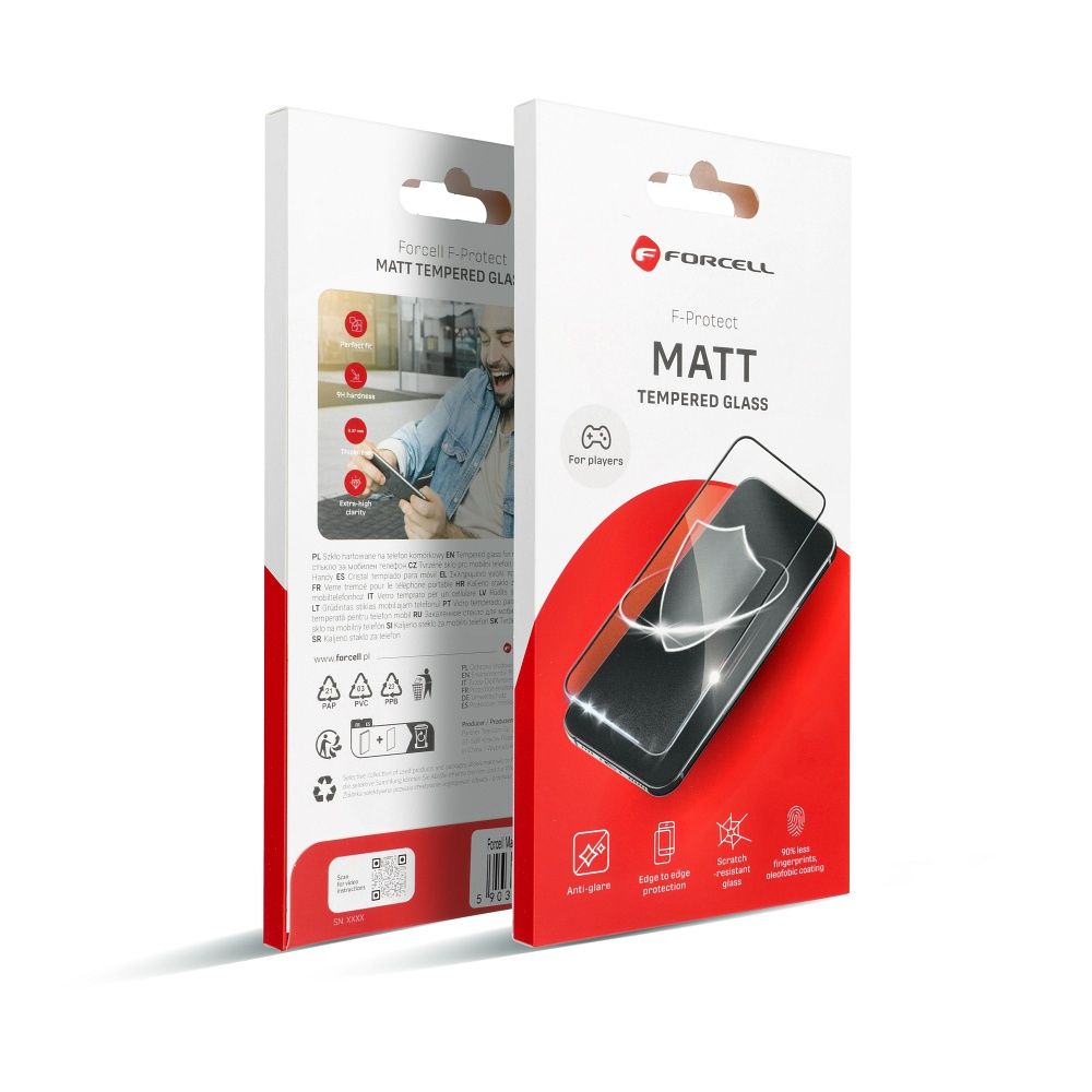 Folie Forcell sticla To iPhone XS MAX / 11 PRO MAX Matt Negru