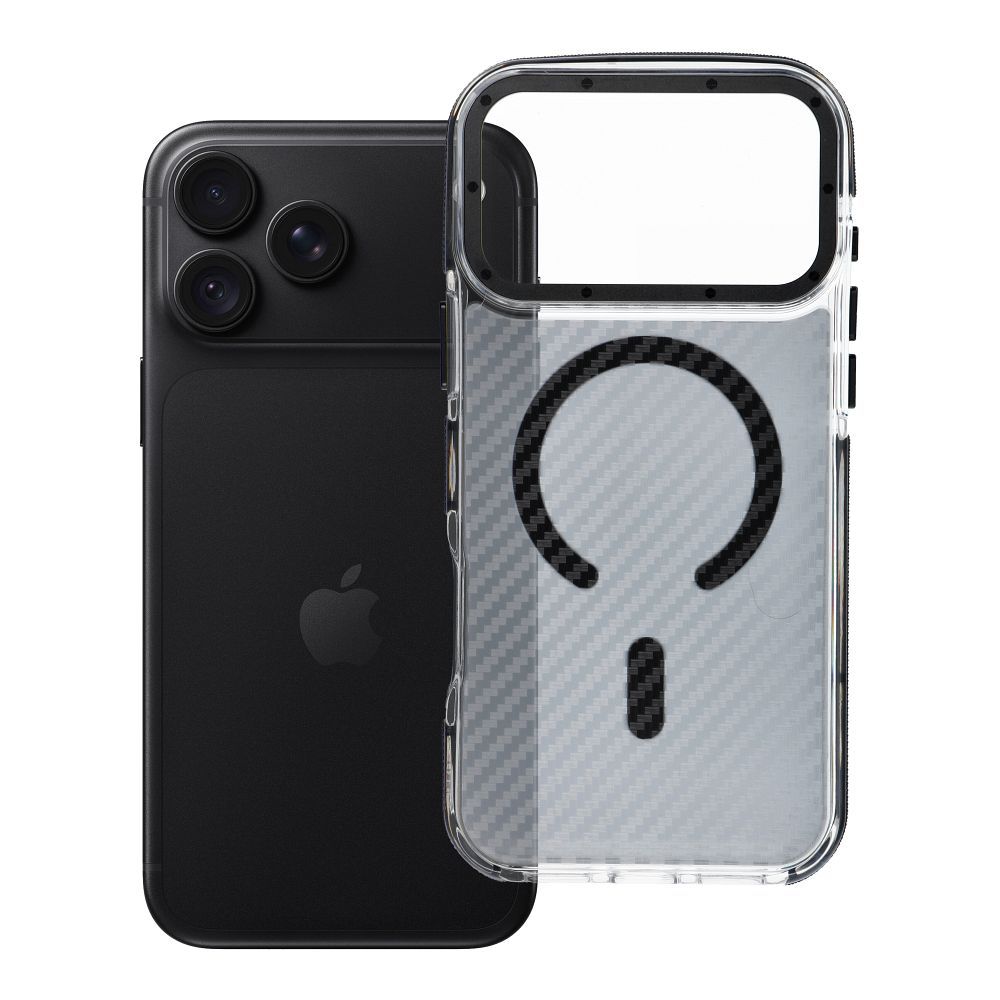 Husa Fiber pentru iPhone 18 Pro Max / 17 Pro Max Compatible cu Magsafe Negru