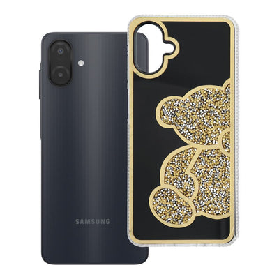 Husa Teddy Bear pentru Samsung A07 / A08 Auriu